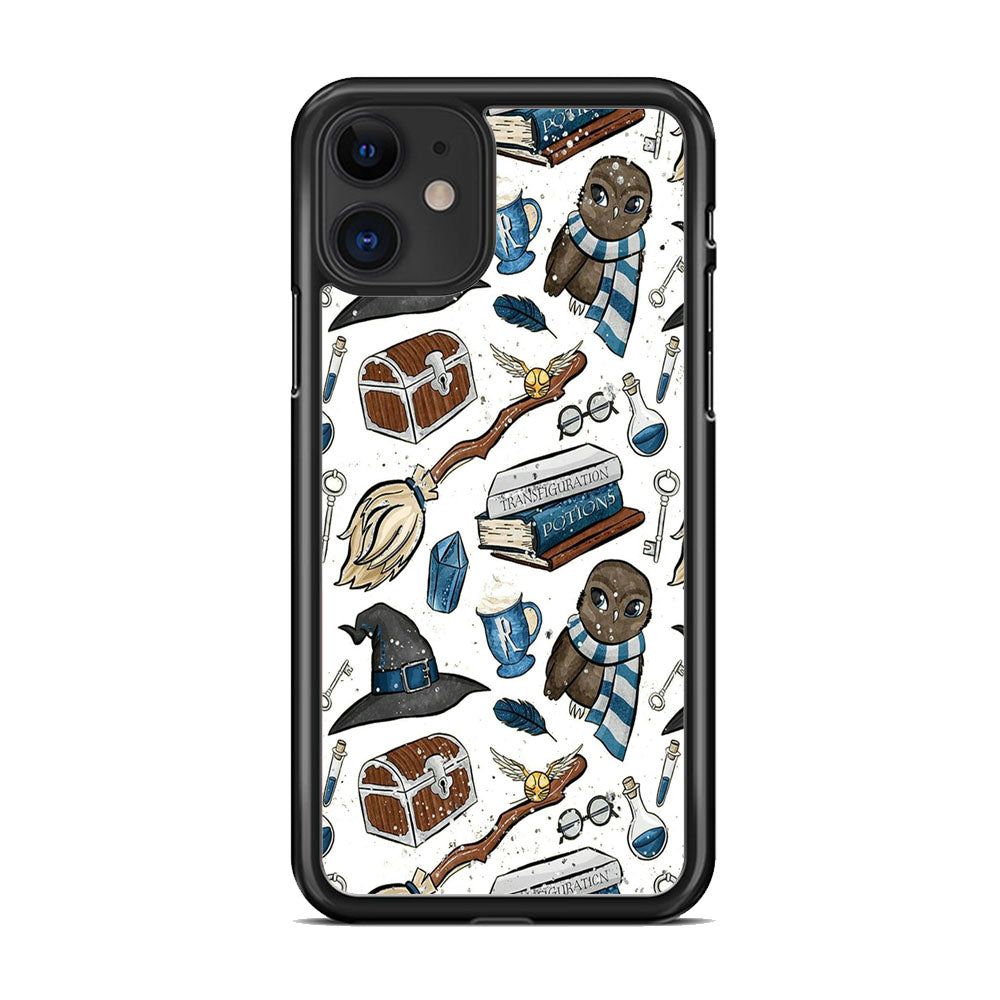 Collage Harry Potter Blue Magic Tools iPhone 11 Case