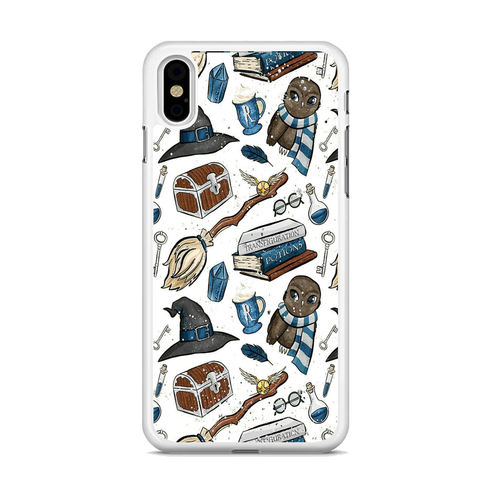 Collage Harry Potter Blue Magic Tools iPhone Xs Max Case