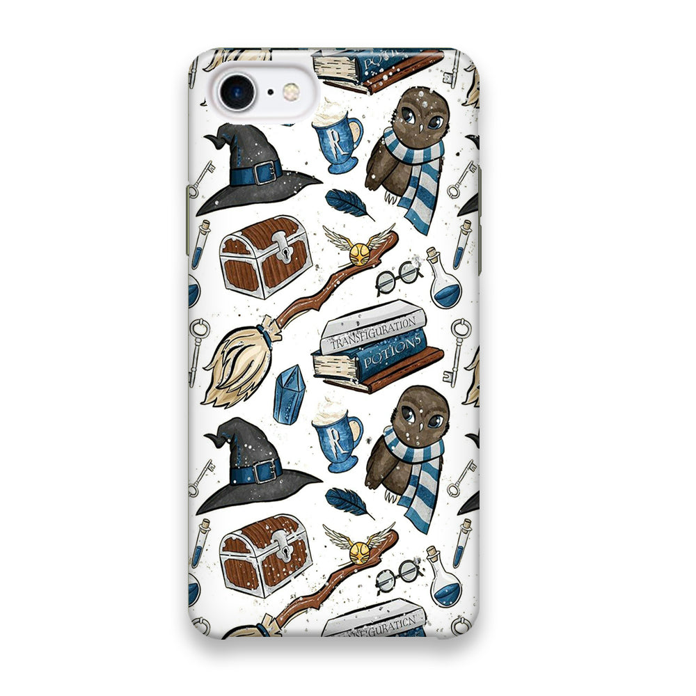 Collage Harry Potter Blue Magic Tools iPhone 8 Case