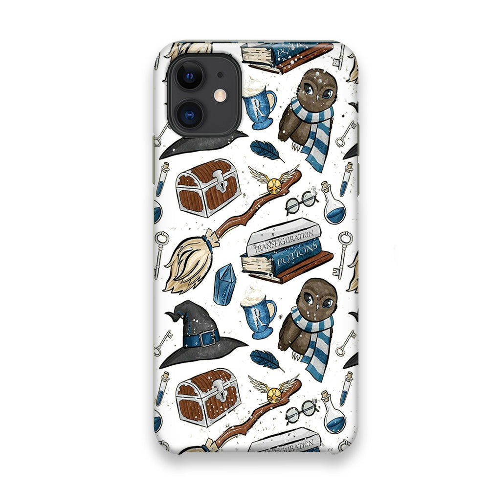 Collage Harry Potter Blue Magic Tools iPhone 11 Case