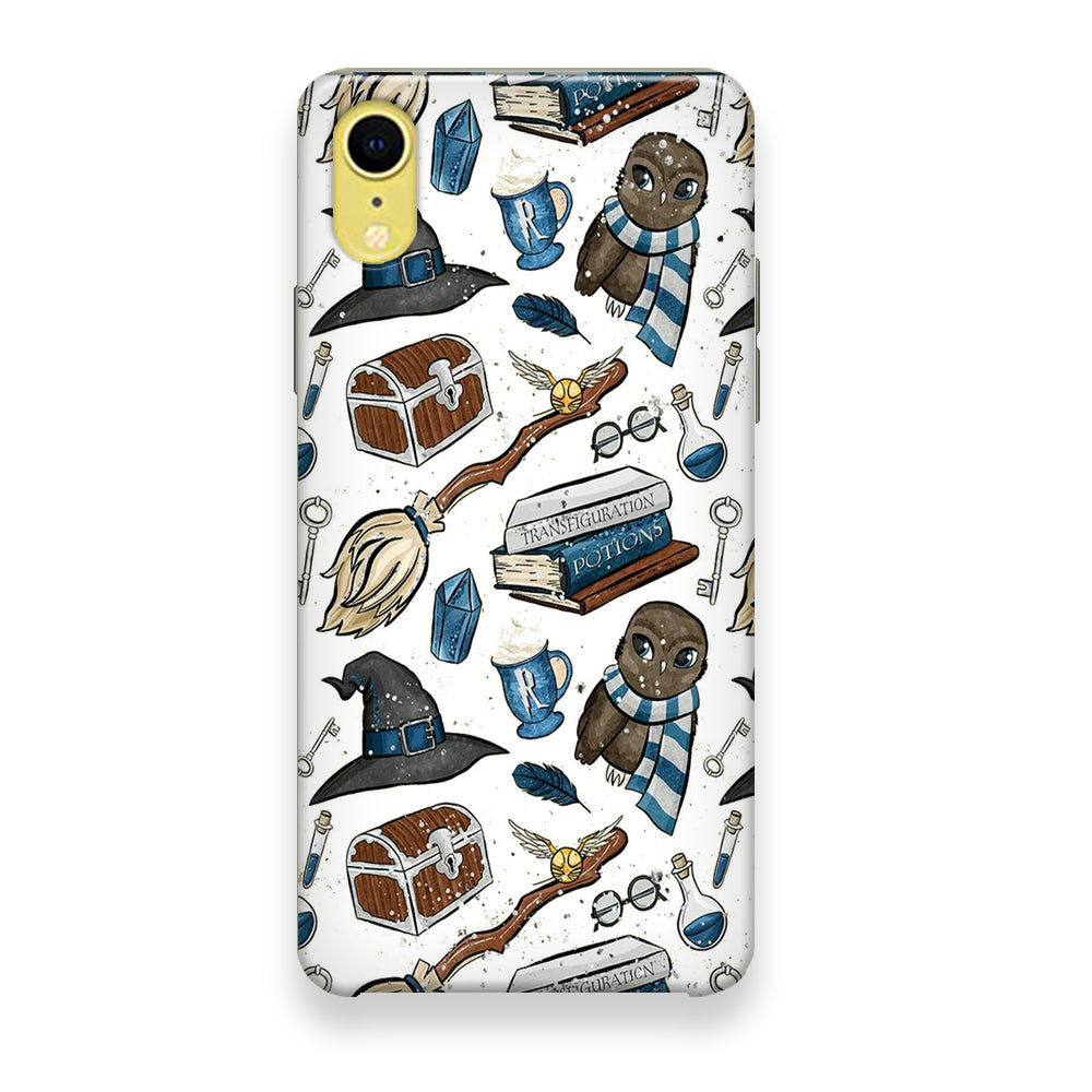 Collage Harry Potter Blue Magic Tools iPhone XR Case