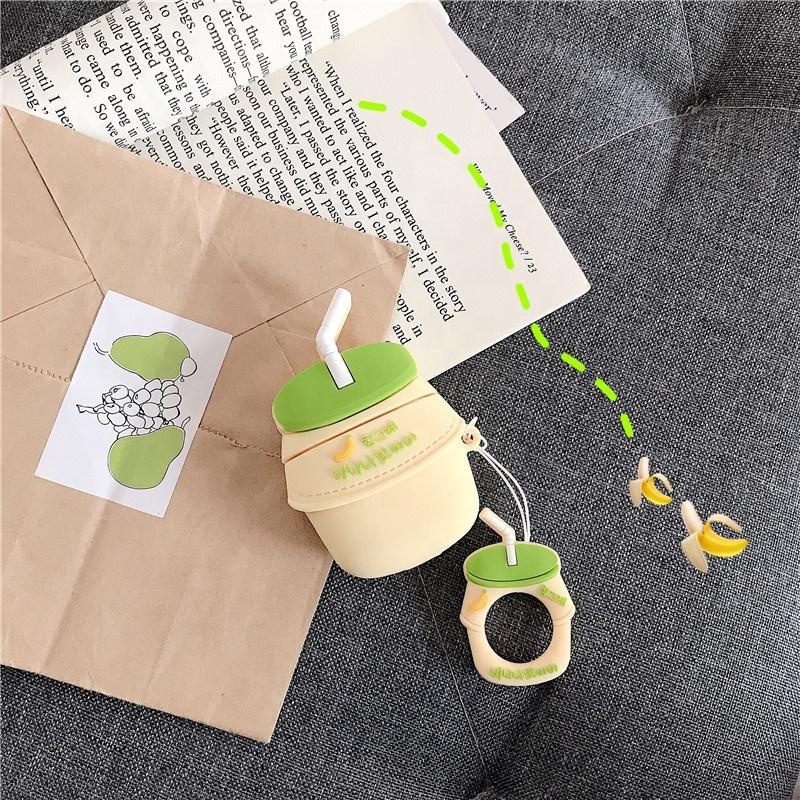 Cute Fruit Juice Silicone Protective Case Cover For Apple Airpods - Octracase