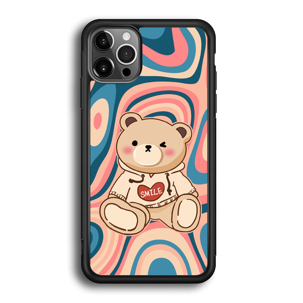 Cute Bear with Hoodie iPhone 13 Pro Case - Octracase