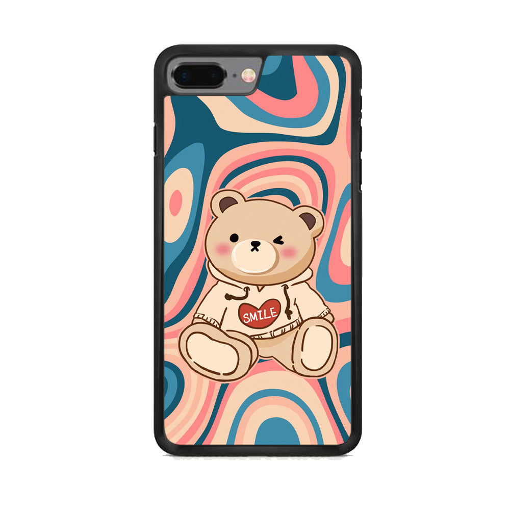 Cute Bear with Hoodie iPhone 7 Plus Case