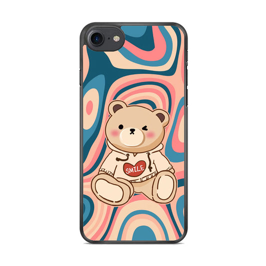 Cute Bear with Hoodie iPhone 8 Case