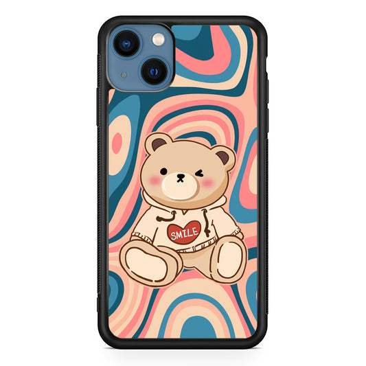 Cute Bear with Hoodie iPhone 13 Case