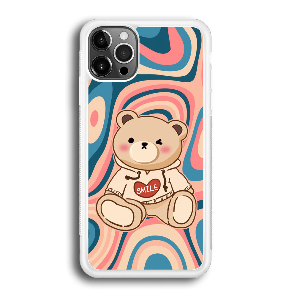 Cute Bear with Hoodie iPhone 13 Pro Case - Octracase