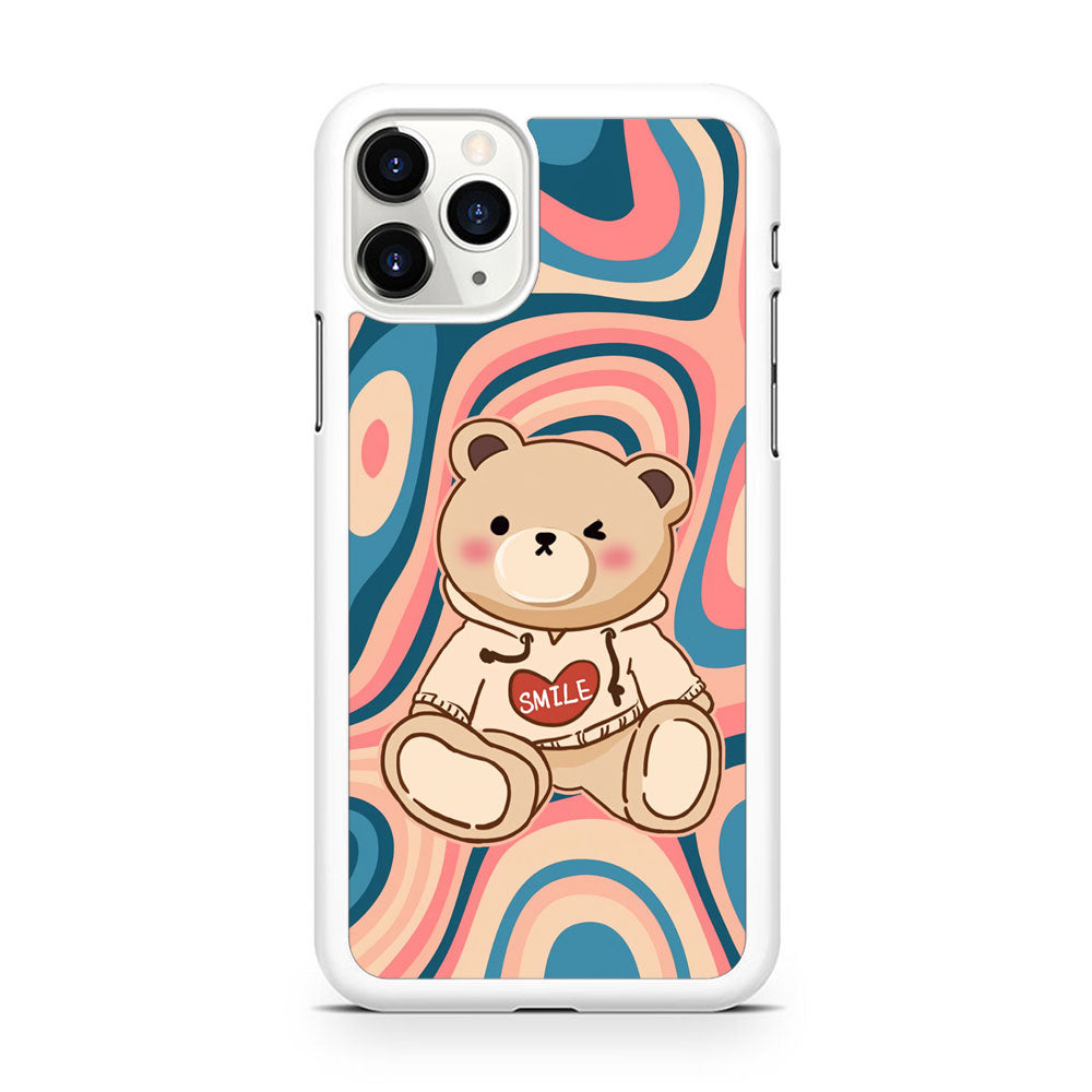 Cute Bear with Hoodie iPhone 11 Pro Case