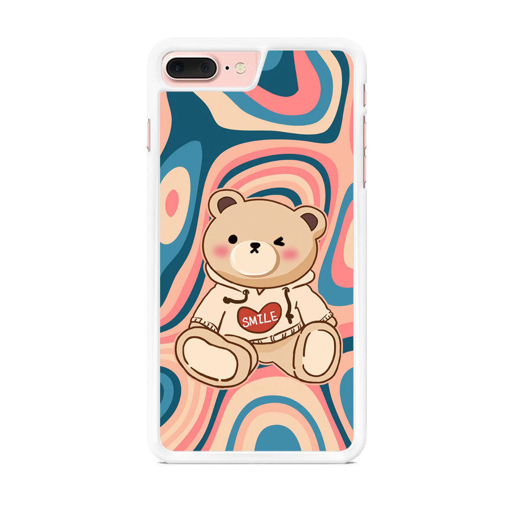 Cute Bear with Hoodie iPhone 7 Plus Case