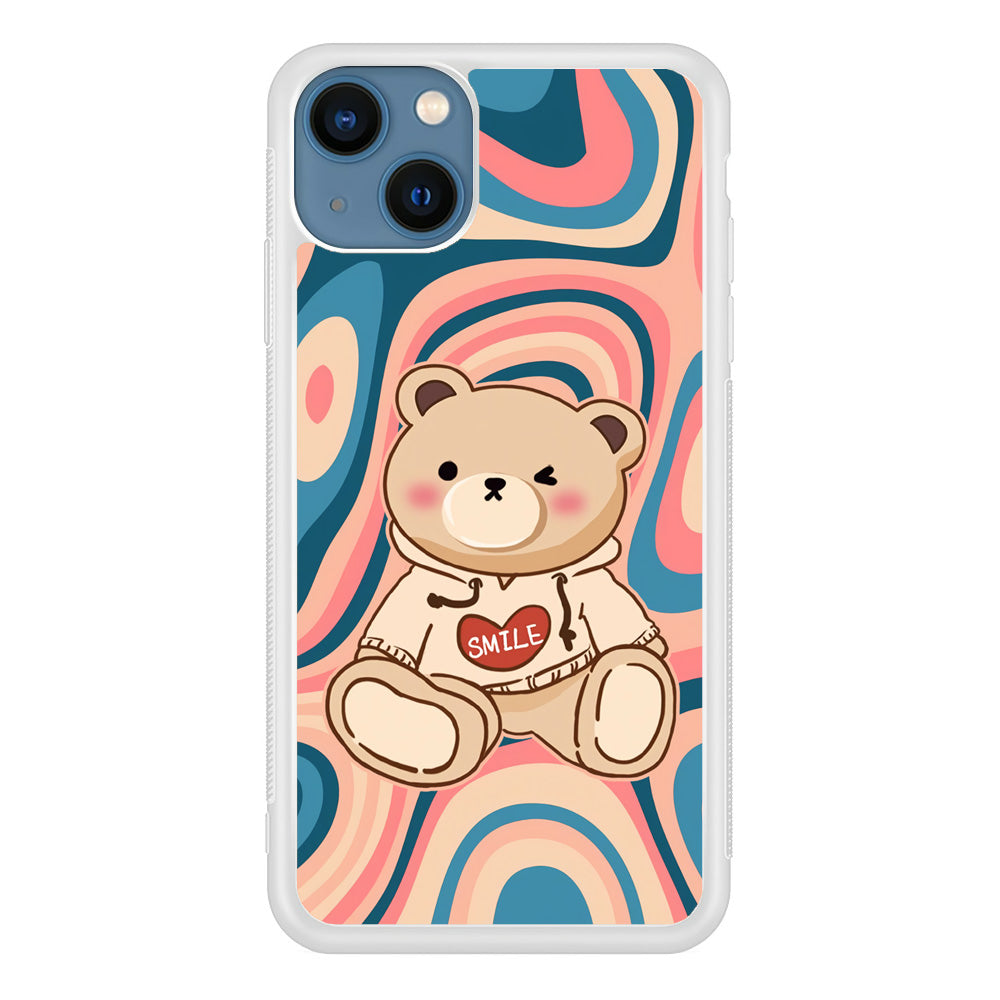 Cute Bear with Hoodie iPhone 13 Case