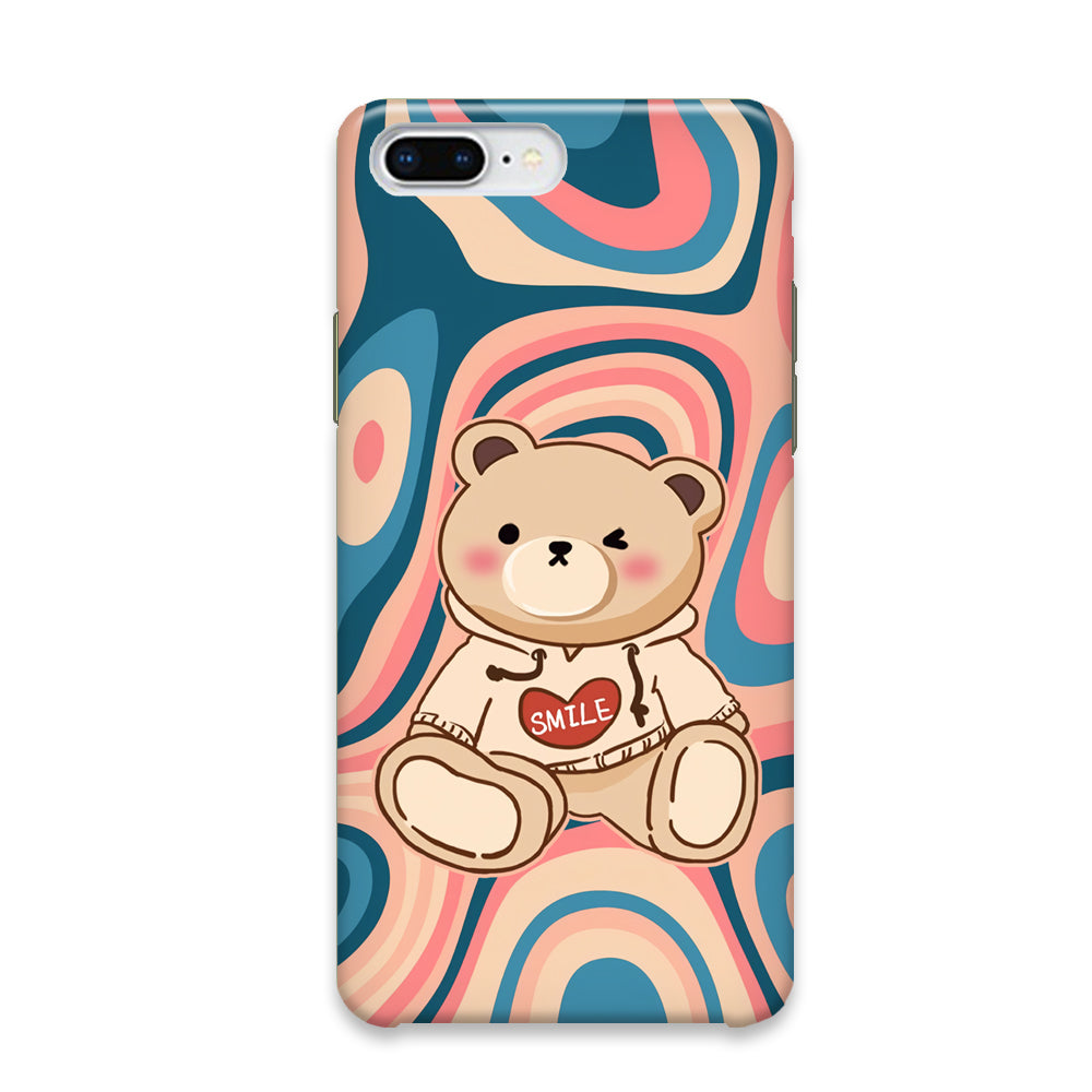 Cute Bear with Hoodie iPhone 7 Plus Case