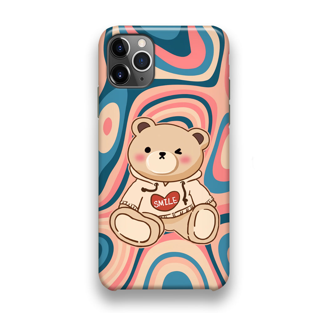 Cute Bear with Hoodie iPhone 11 Pro Case