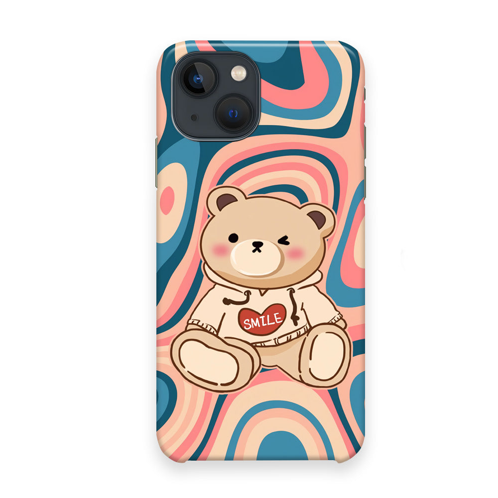 Cute Bear with Hoodie iPhone 13 Case