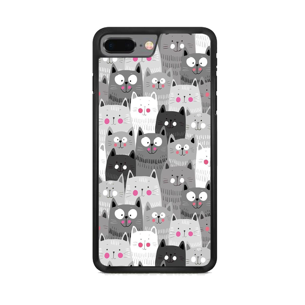 Cute Cat 001 iPhone 7 Plus Case - Octracase