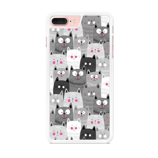 Cute Cat 001 iPhone 8 Plus Case - Octracase