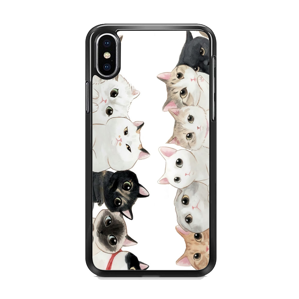 Cute Cat 002 iPhone X Case - Octracase