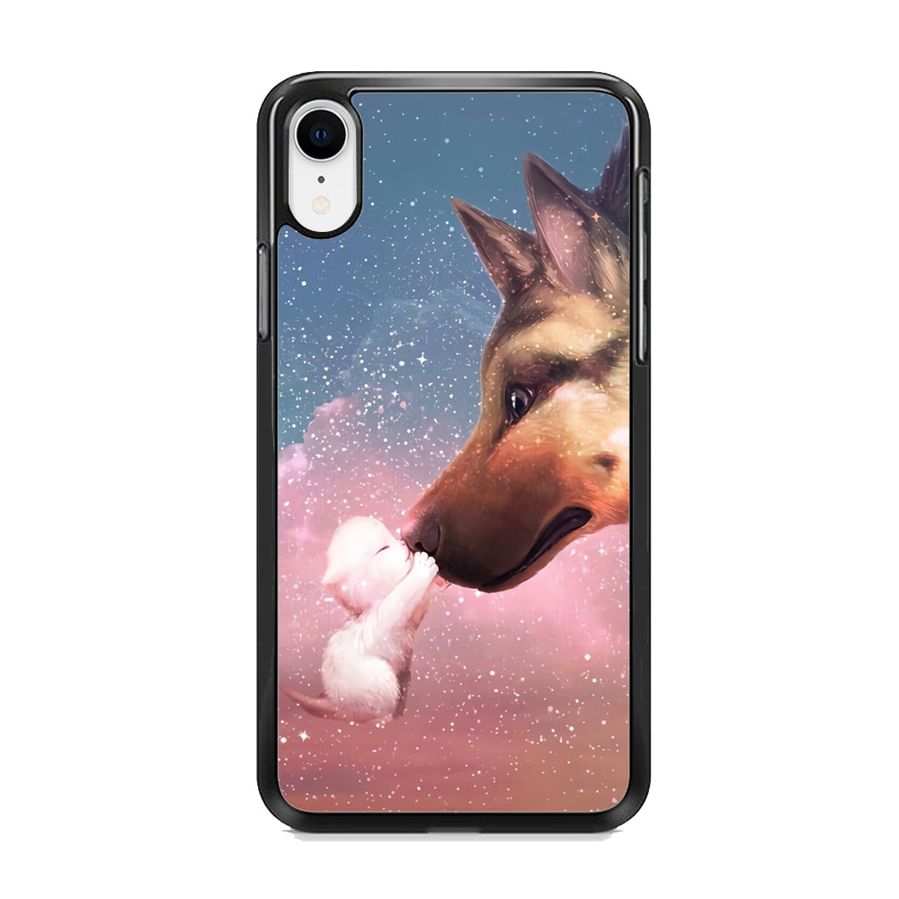 Cute Cat Kiss Dog  iPhone XR Case - Octracase