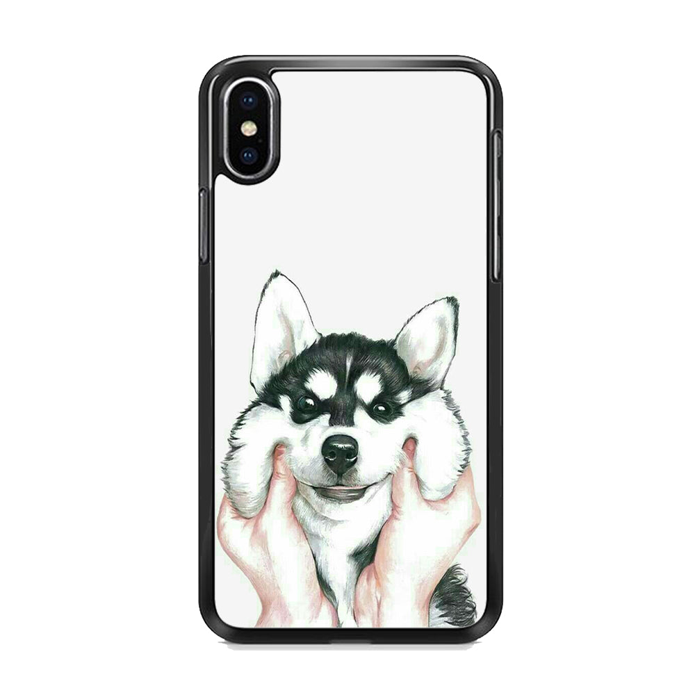 Cute Face Dog 001 iPhone X Case - Octracase