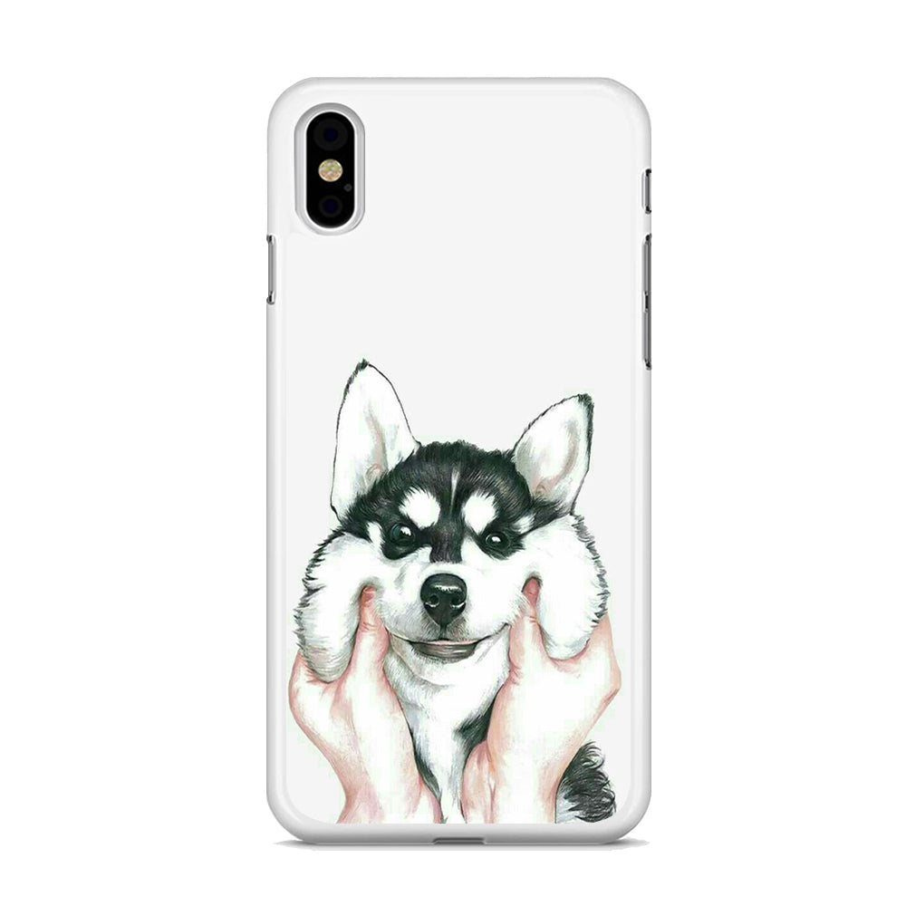 Cute Face Dog 001 iPhone Xs Max Case - Octracase