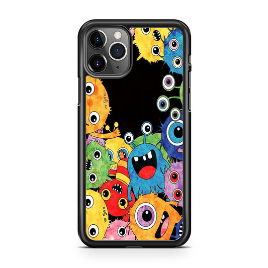 Cute Monster Black iPhone 11 Pro Case - Octracase