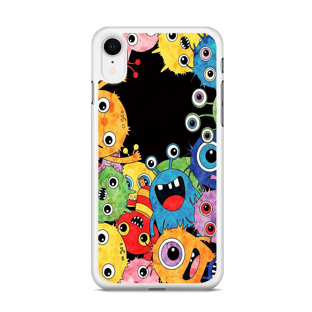 Cute Monster Black iPhone XR Case - Octracase