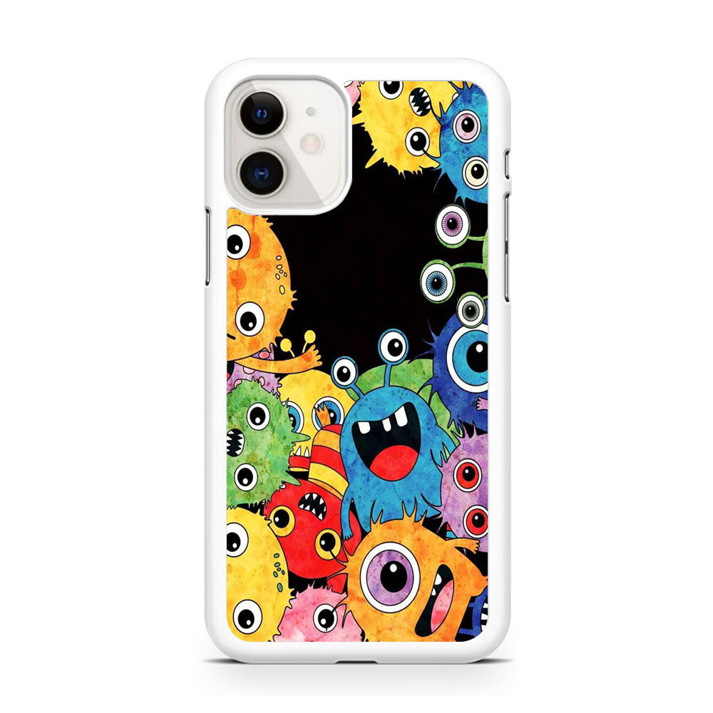 Cute Monster Black iPhone 11 Case - Octracase