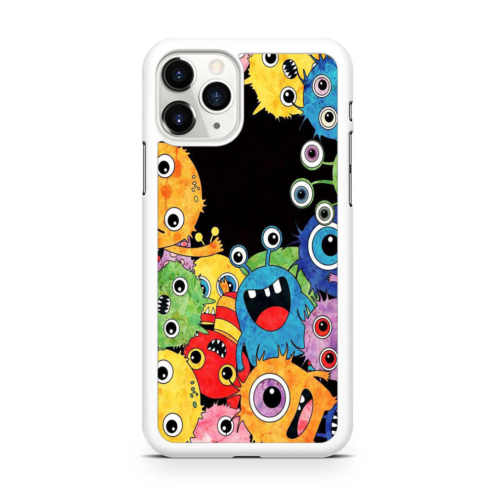 Cute Monster Black iPhone 11 Pro Case - Octracase