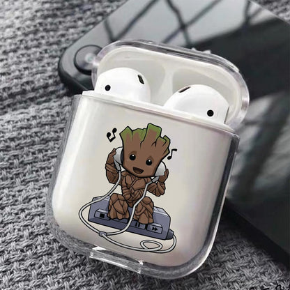 Cute The little Grood  Hard Plastic Protective Clear Case Cover For Apple Airpods - Octracase