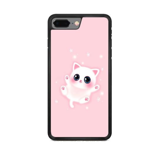 Cute White Kitten iPhone 7 Plus Case - Octracase