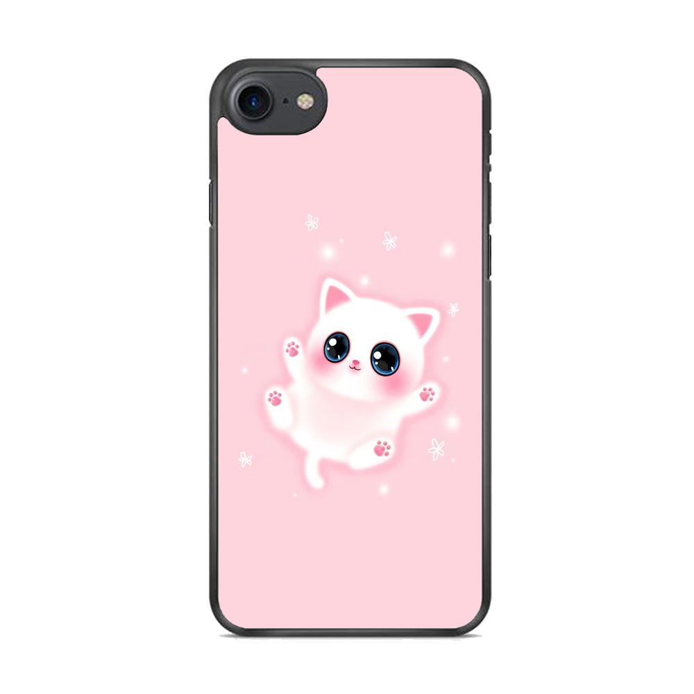 Cute White Kitten iPhone 7 Case - Octracase