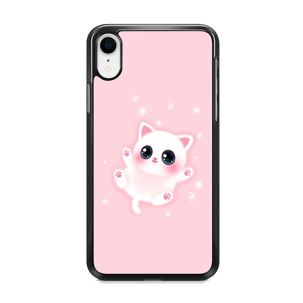 Cute White Kitten  iPhone XR Case - Octracase