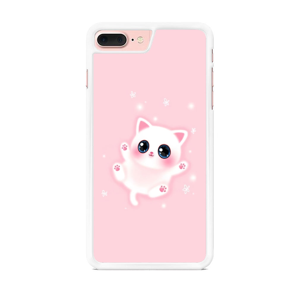 Cute White Kitten  iPhone 8 Plus Case - Octracase