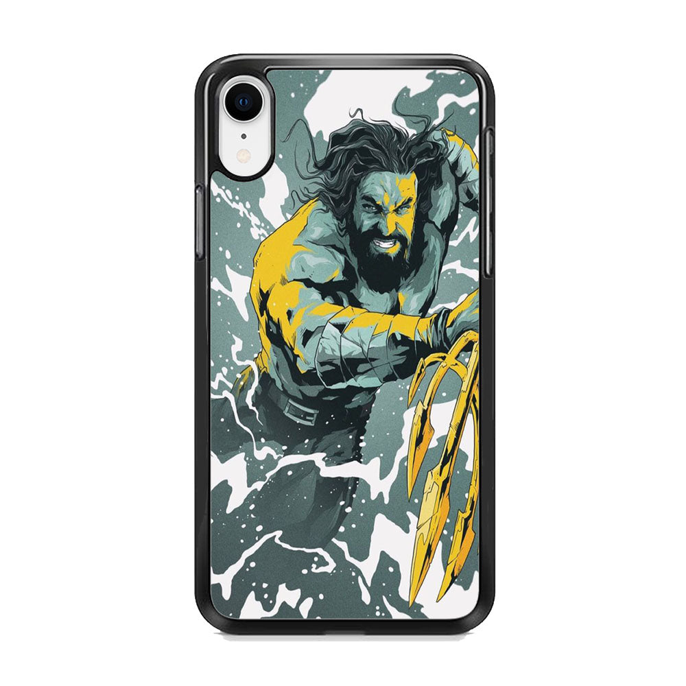 DC Aquaman Battle Cartoon iPhone XR Case - Octracase