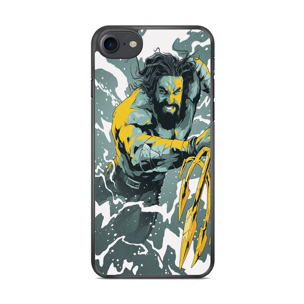 DC Aquaman Battle Cartoon iPhone 8 Case - Octracase