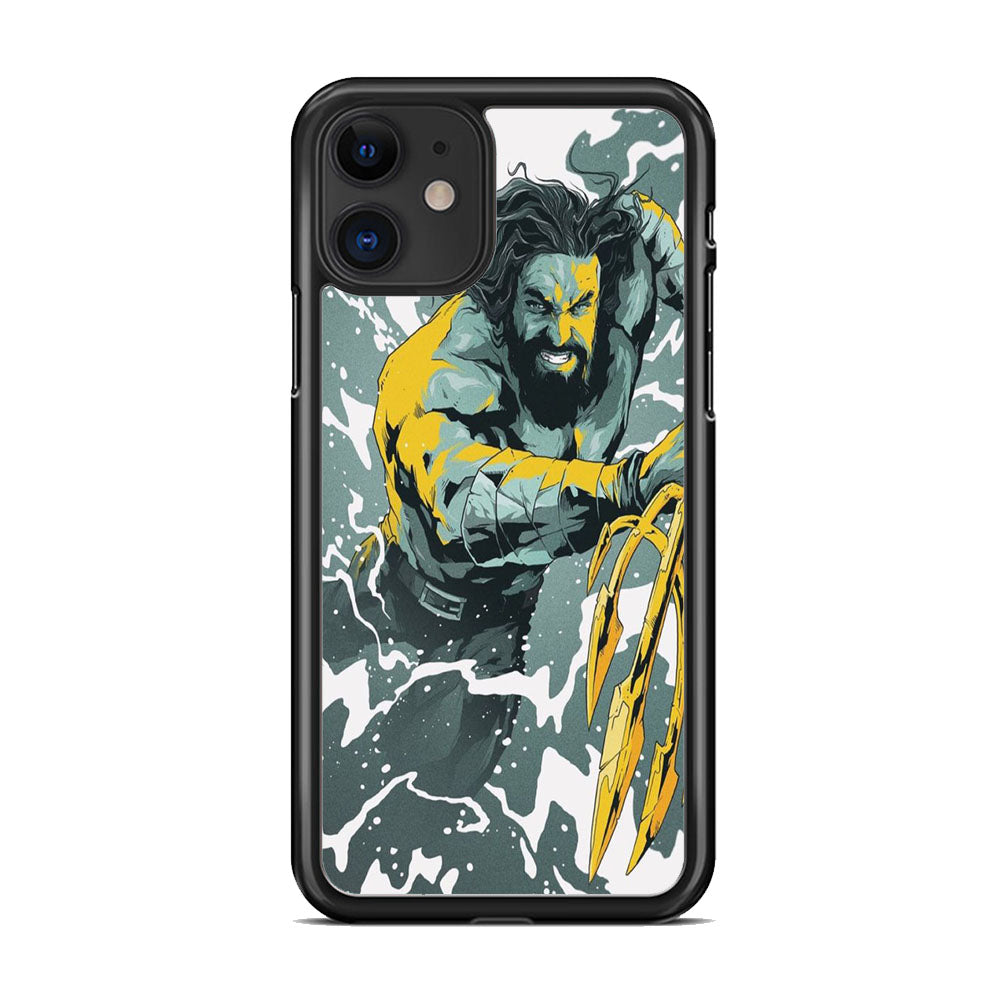 DC Aquaman Battle Cartoon iPhone 11 Case - Octracase