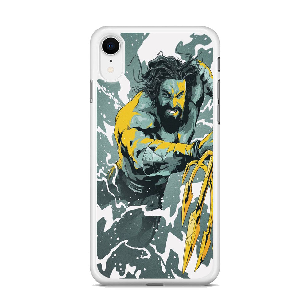 DC Aquaman Battle Cartoon iPhone XR Case - Octracase