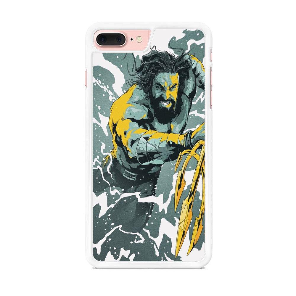 DC Aquaman Battle Cartoon iPhone 7 Plus Case - Octracase