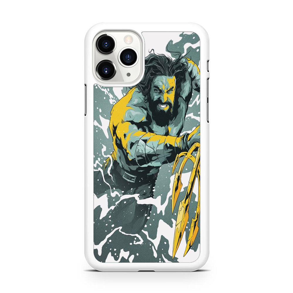 DC Aquaman Battle Cartoon iPhone 11 Pro Case - Octracase