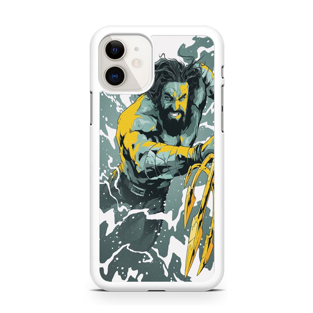 DC Aquaman Battle Cartoon iPhone 11 Case - Octracase