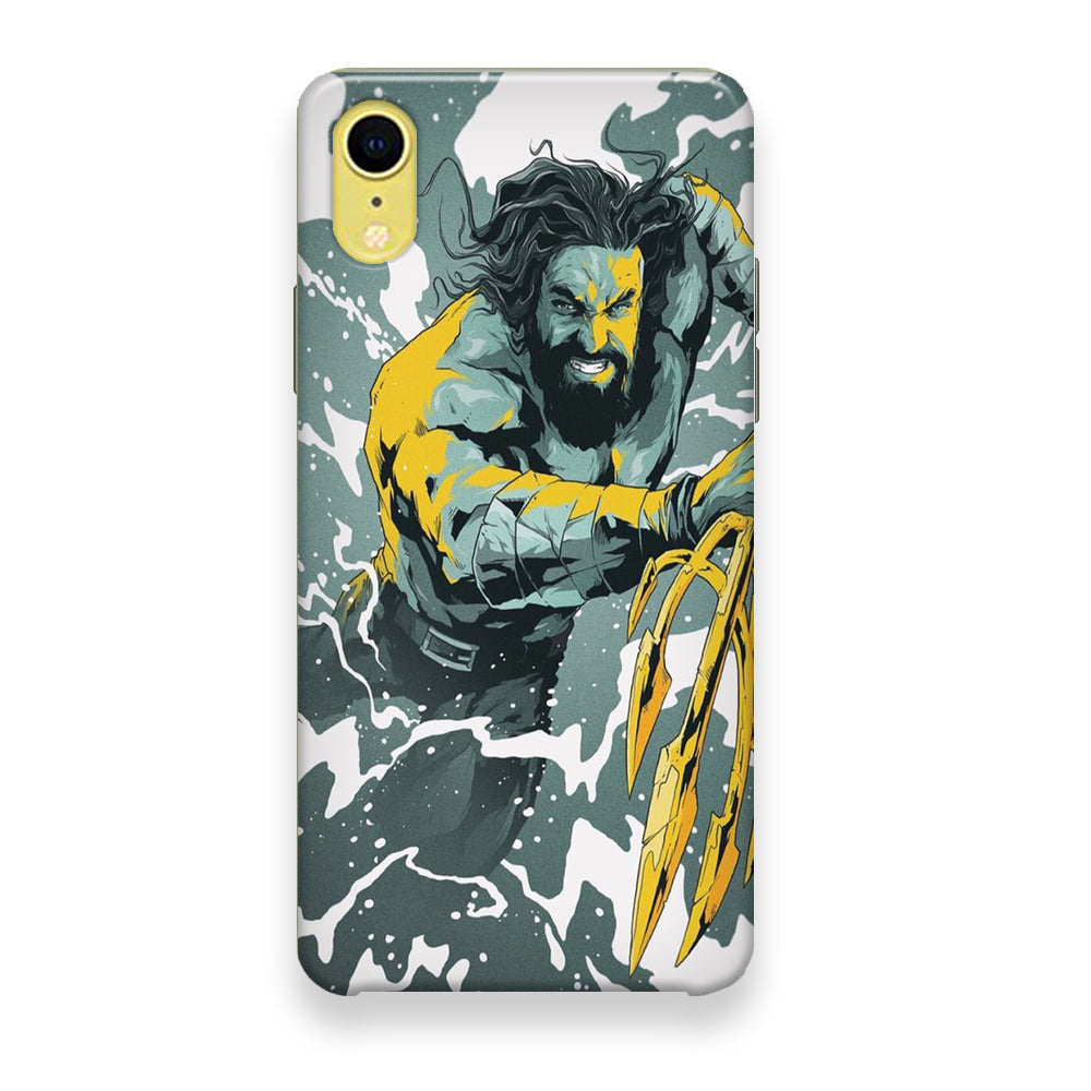 DC Aquaman Battle Cartoon iPhone XR Case - Octracase