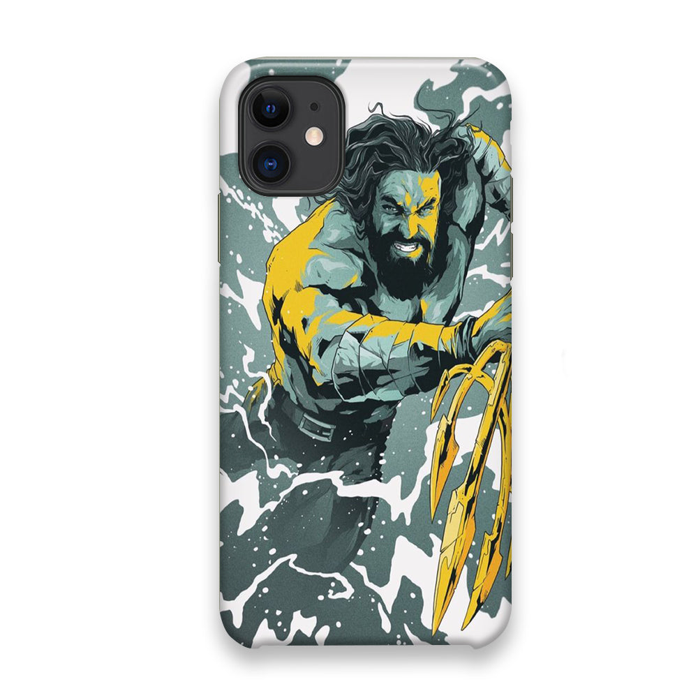 DC Aquaman Battle Cartoon iPhone 11 Case - Octracase