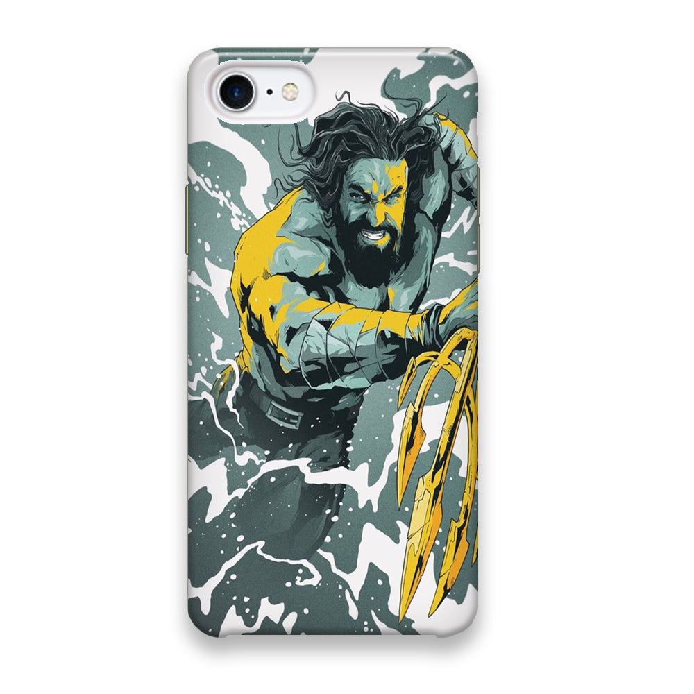 DC Aquaman Battle Cartoon iPhone 7 Case - Octracase