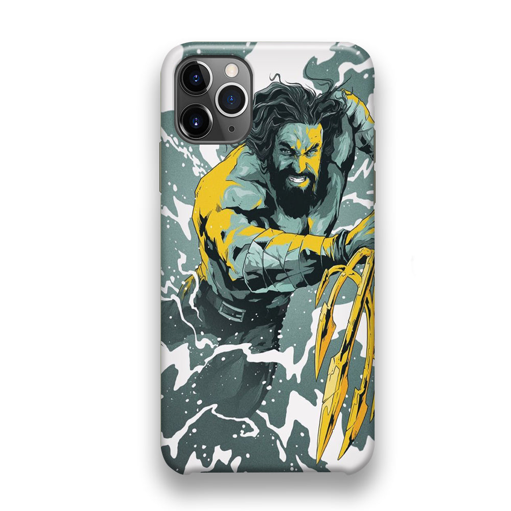 DC Aquaman Battle Cartoon iPhone 11 Pro Case - Octracase