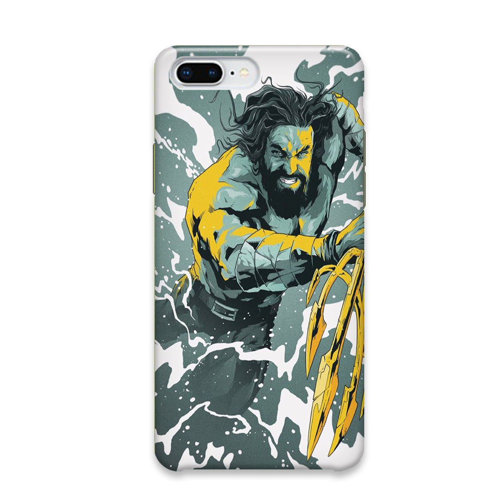 DC Aquaman Battle Cartoon iPhone 7 Plus Case - Octracase