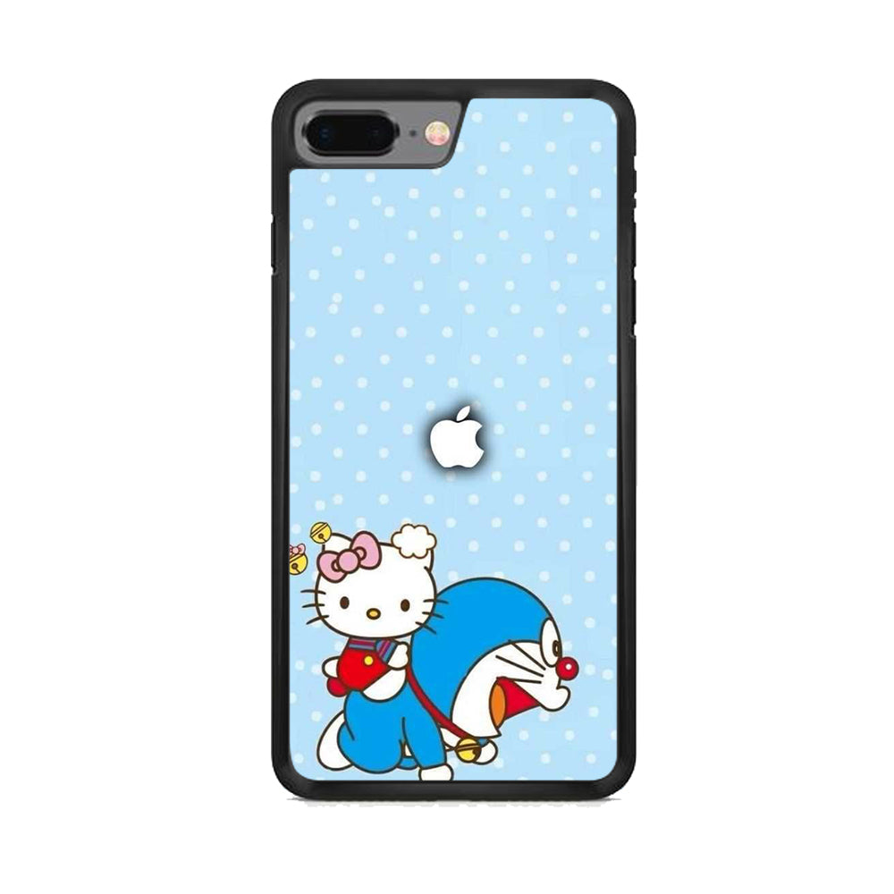 DM Doraemon and Hellokity  iPhone 8 Plus Case - Octracase