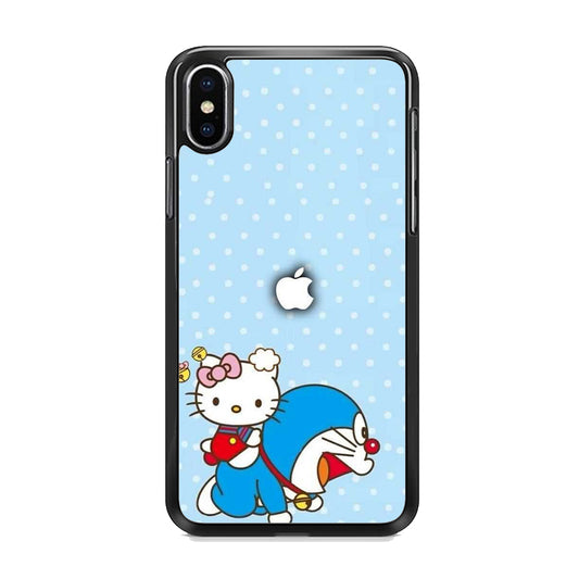 DM Doraemon and Hellokity  iPhone X Case - Octracase