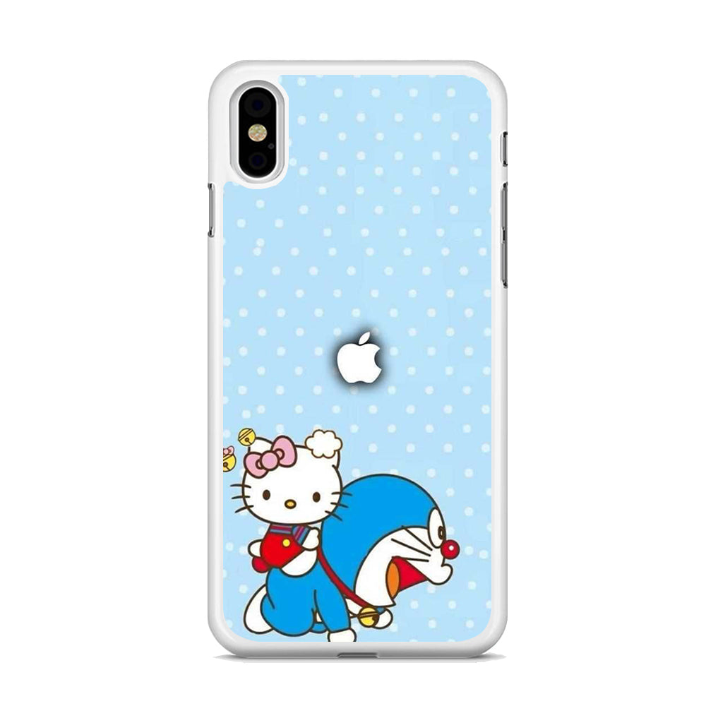 DM Doraemon and Hellokity  iPhone X Case - Octracase