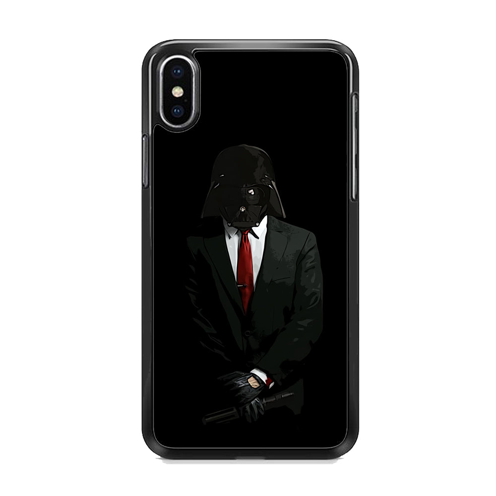 Darth Vader Black Tuxedo iPhone X Case - Octracase