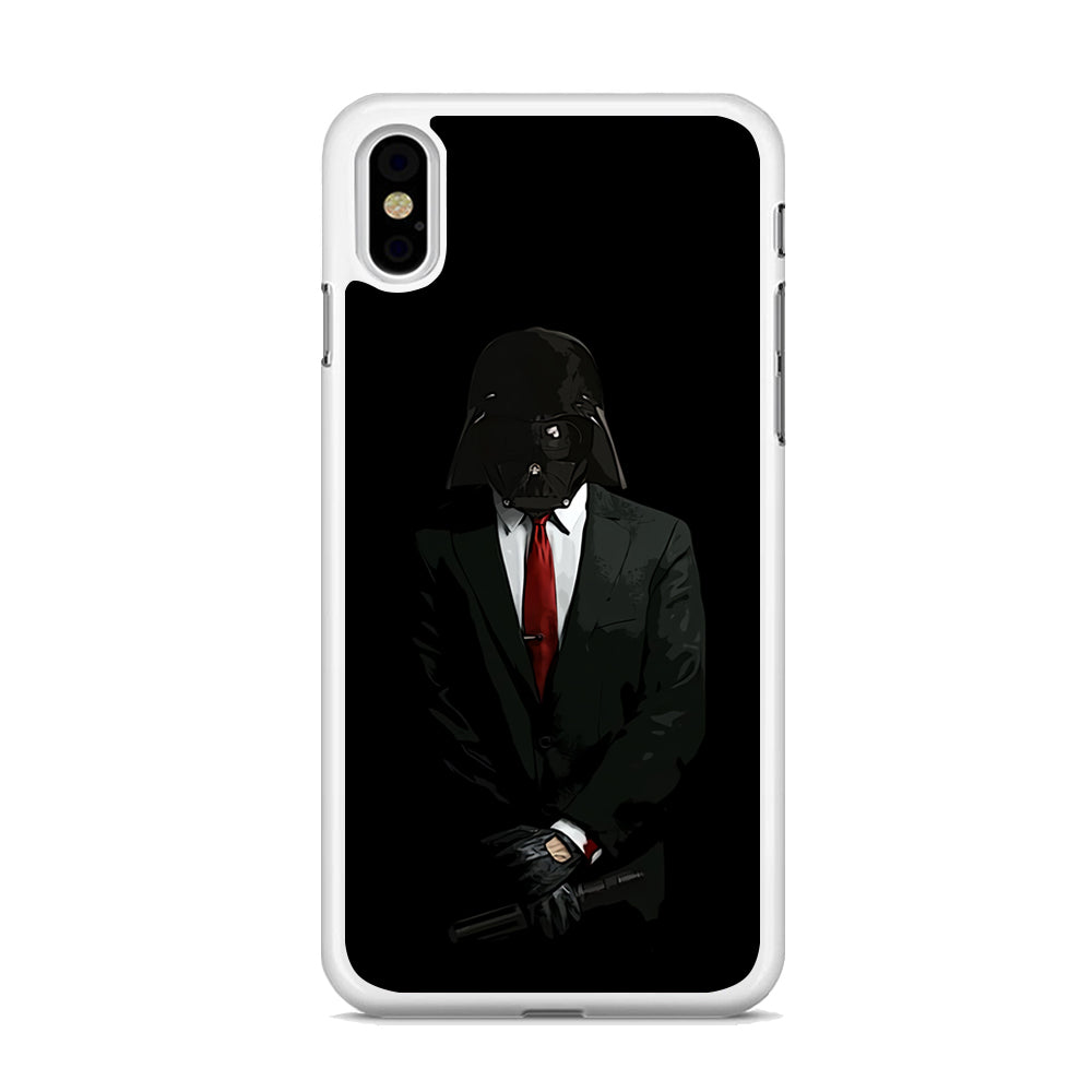 Darth Vader Black Tuxedo iPhone X Case - Octracase