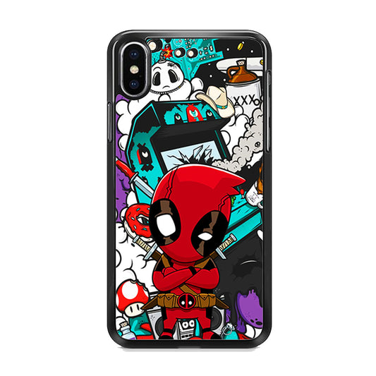 Deadpoll Game Repair iPhone X Case - Octracase